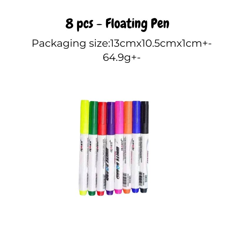 Magical Water Painting Pen 12 pcs Childrens Floating Doodle Pen Colorful Mark Pen Whiteboard Markers Water Drawing