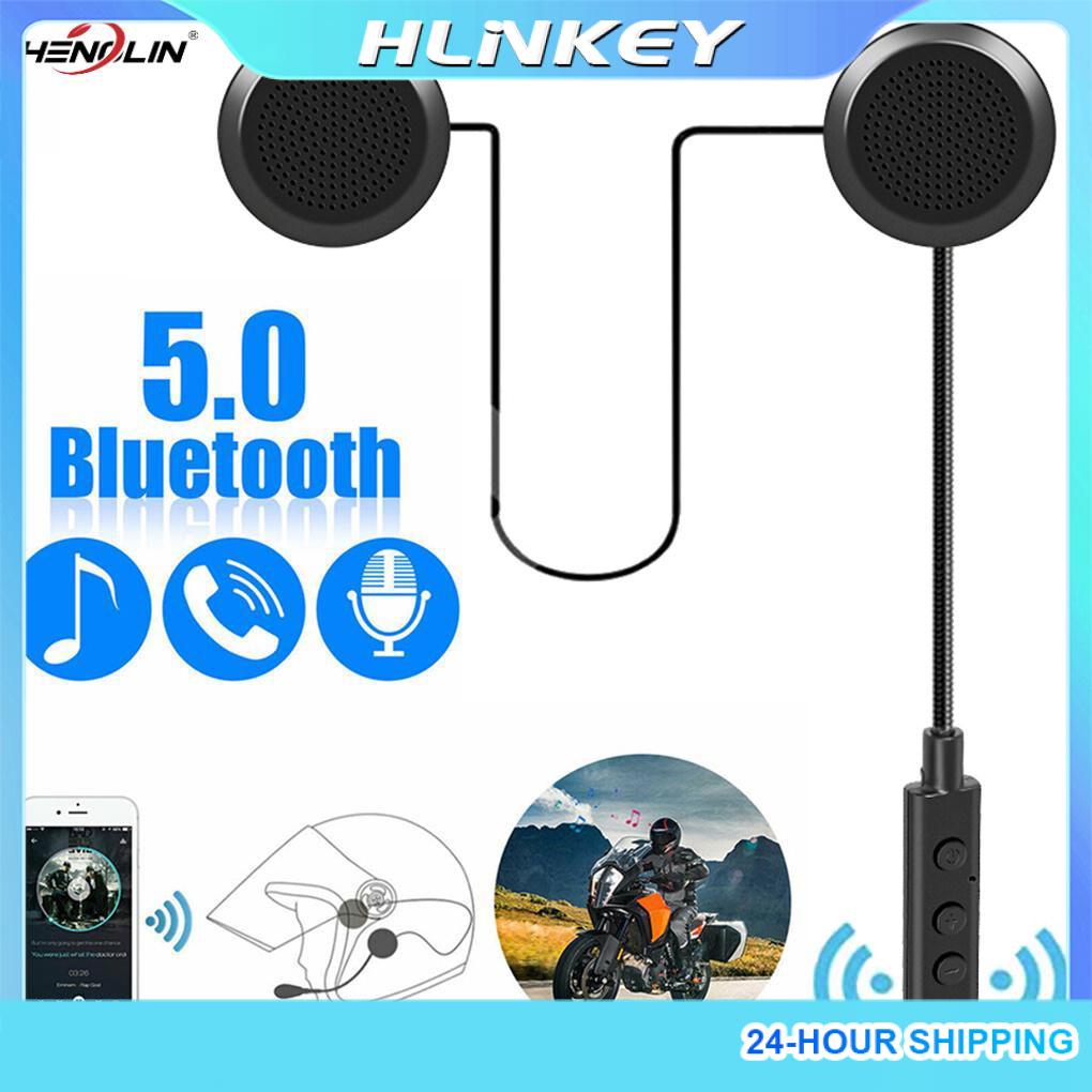 Bluetooth 5.0 Motorcycle Helmet Headset Wireless Riding Headphone Antiinterference Motor Bike Skiing Headphone ราคา 167 บาท*ส่งฟรี