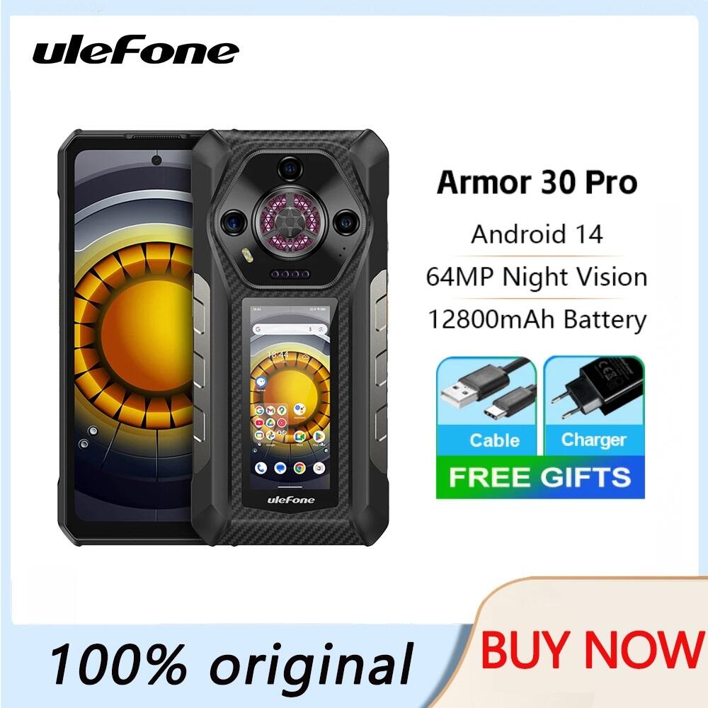 Ulefone Armor 30 Pro 5G Rugged Phone Android 14 Smartphone 6.9" 120Hz 32GB+512GB 12800mAh Night Camera 64MP NFC ราคา 16,500 บาท*ส่งฟรี
