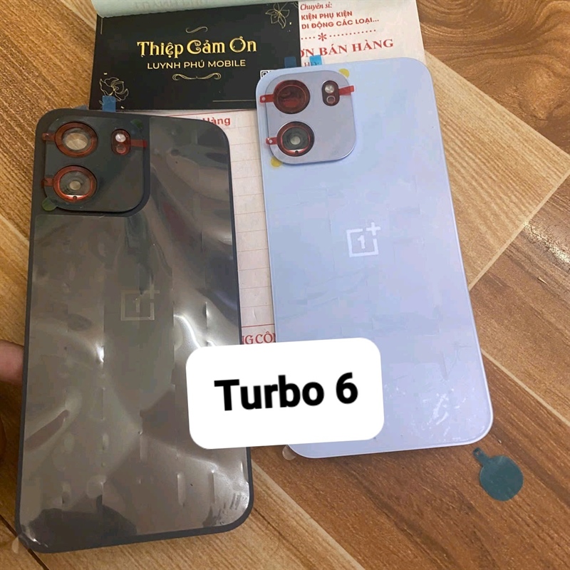 Nắp lưng one plus turbo 6 hàng mới
