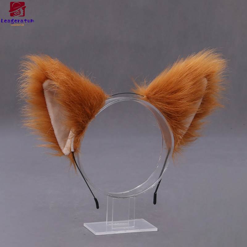 Women Cute Cat Ears Hair Hoops Fashion Animal Ears Maid Hairband Hair