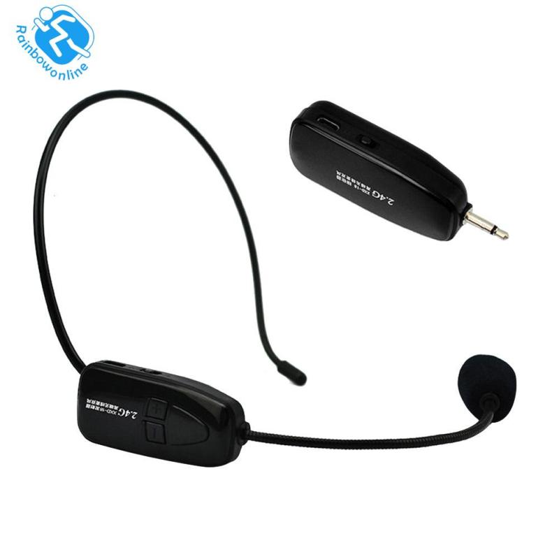 2.4G Wireless Microphone Speech Headset Megaphone Radio Mic for Loudspeaker Singapore