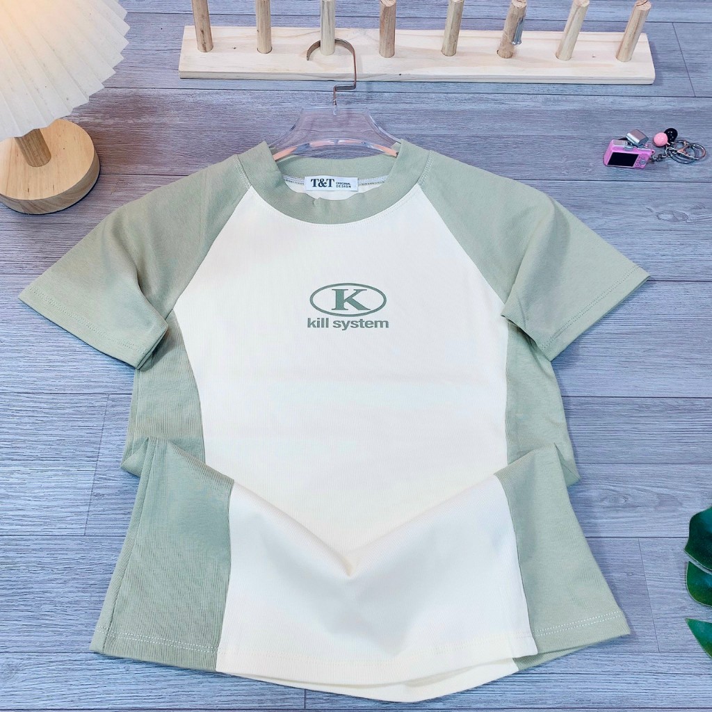 Áo Baby Tee Borip CHỮ K Quảng Châu L1 Co Dãn 4 Chiều - Dư Tú Lệ Shop - 7
