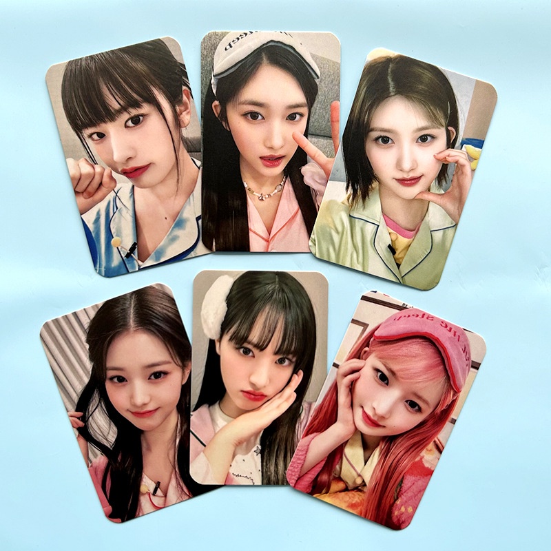 Kpop ive thẻ Pajama mới bưu thiếp thẻ sưu tập đặc biệt