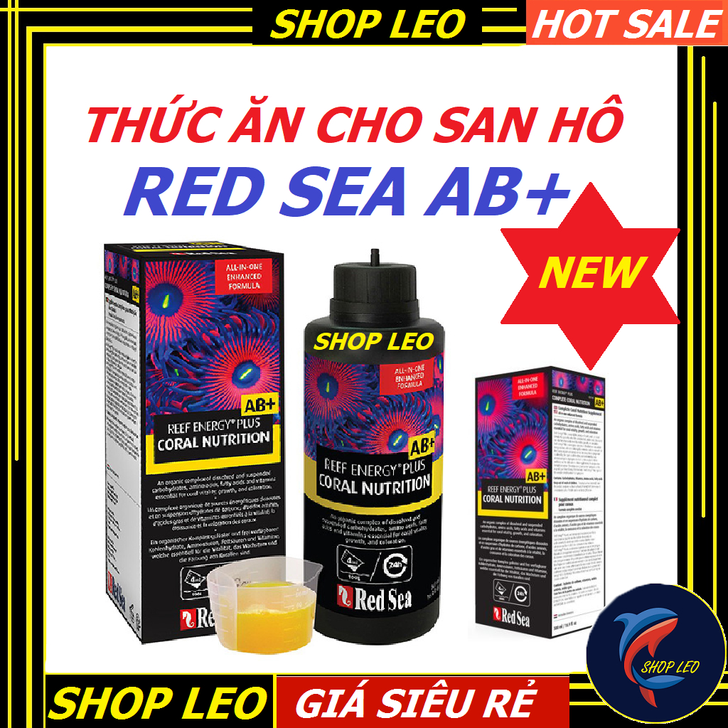 Thức ăn san hô AB+/ thức ăn san hô Reef enery AB+ Redsea AB+ - Chuyên dụng cho hồ cá biển-shopleo