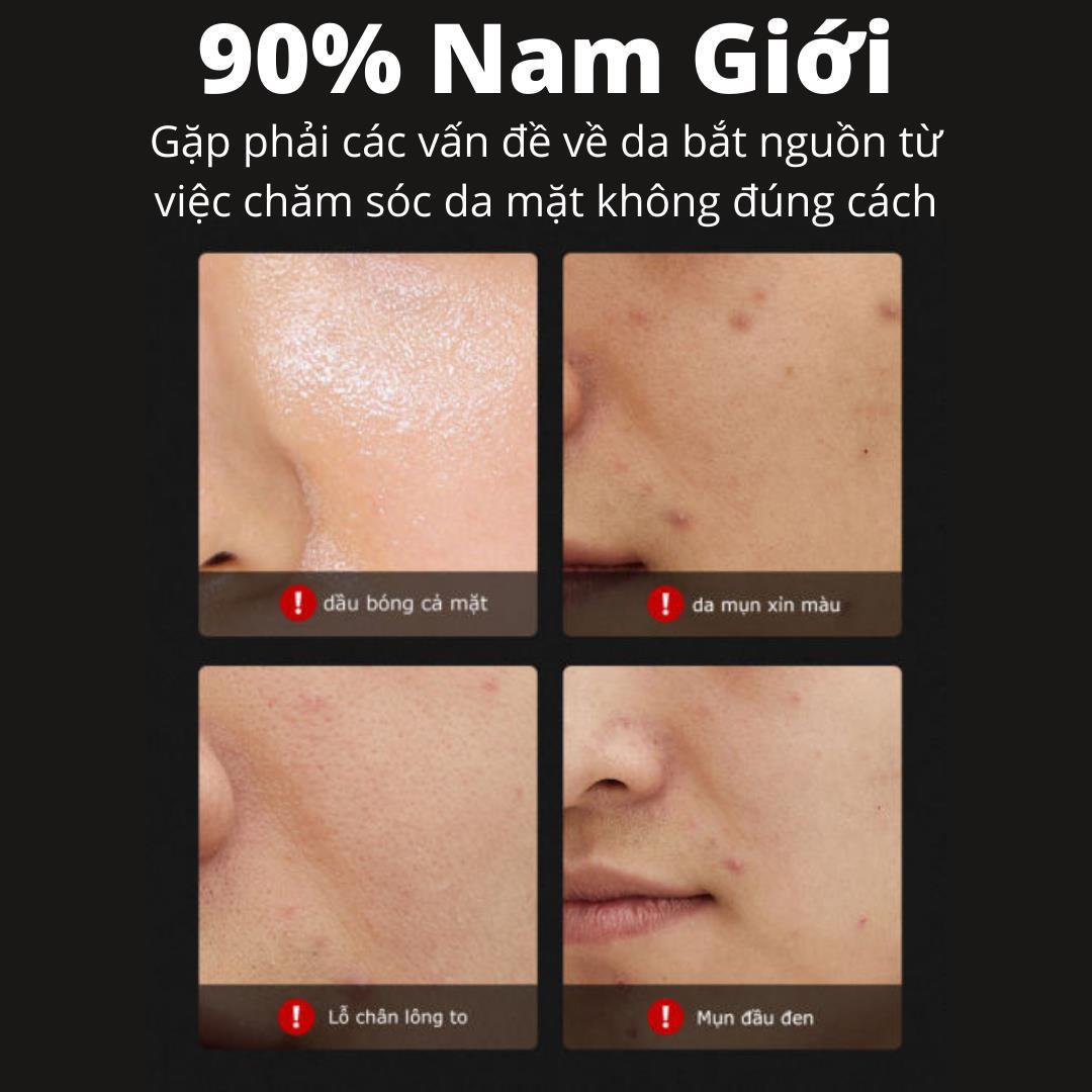 CODSữa rửa mặt tạo bọt cho nam sạch dầu nhờn ngừa mụn EAST MOON 100ml hết mụn trắng da giảm thâmmụn đầu đen Dưỡng Ẩm Thành phần tự nhiên▩2025 NEW