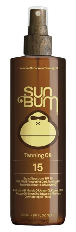 Buy Sun Bum Moisturizing Tanning Oil, SPF 15, 9 oz Bottle(266mL), 1 Count, Broad Spectrum UVA/UVB Protection, Coconut Oil, Aloe Vera, Hypoallergenic, Paraben Free, Gluten Free, Vegan Singapore