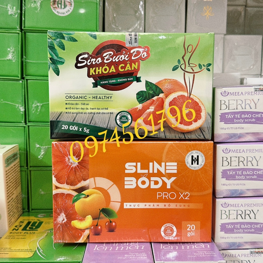 Trà Đào Giảm Cân Sline Body Pro X2, Trà Giảm Cân Sline Pro BodyX2 thế hệ2 cho cơ địa khó giảm tặngke