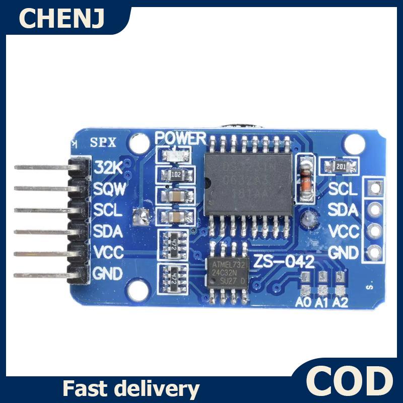 CHENJ DS3231 I2C RTC đồng hồ hẹn giờ mô-đun 1 cái AT24C32 IIC độ chính xác cao Bộ nhớ cho điều khiển công nghiệp dự án không có pin Giá 76,000 Đồng*Miễn phí vận chuyển