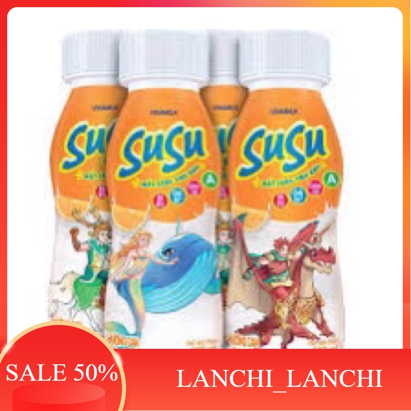 Sữa chua uống có thạch Susu 6 chai x 80 ml - Shop THÁI HÀ
