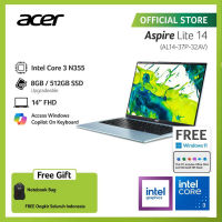 ACER LAPTOP ASPIRE LITE 14 AL14-37P-32RZ/AL14-37P-32AV/AL14-37P-36AW 14″ FHD INTEL CORE 3 N355 RAM 8GB STORAGE 512GB SSD INTEL GRAPHICS WINDOWS 11