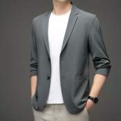 Korean Style Men's Plus Size Business Casual Blazer