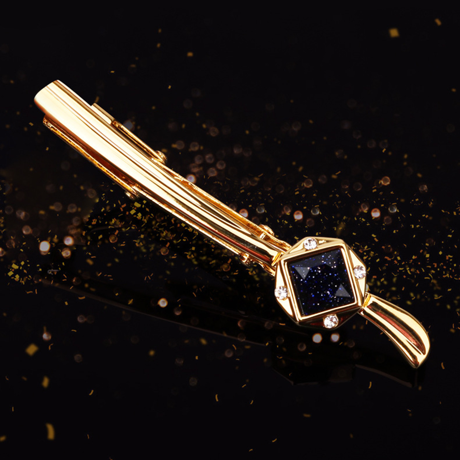 Meek fantisia mạnh mẽ ghim Cà Vạt Tie phụ kiện của nam giới hoa hồng Wing tie clip hoàn hảo cho trang phục trang trọng đi lại mặc thiết kế có thể tháo rời