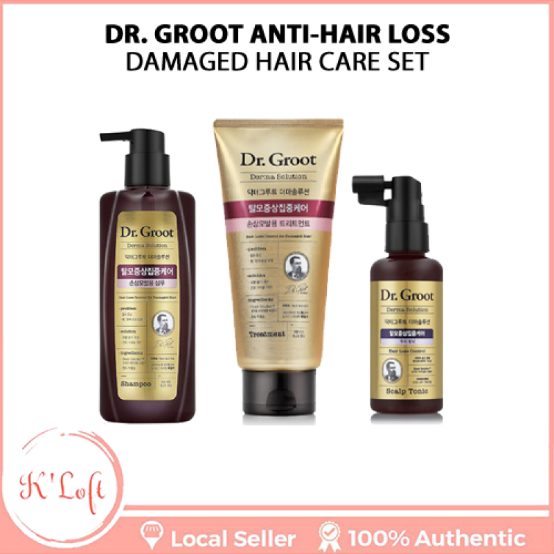 Buy LG Dr Groot Anti-Hair Loss and Damaged Hair Care Set, Made in Korea, K-Beauty, Local SG Seller, Ready Stock - Kloft Singapore
