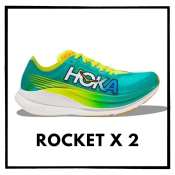 Hoka Rocket X 2 Evening Primrose Sports Shoes, Size 40-45
