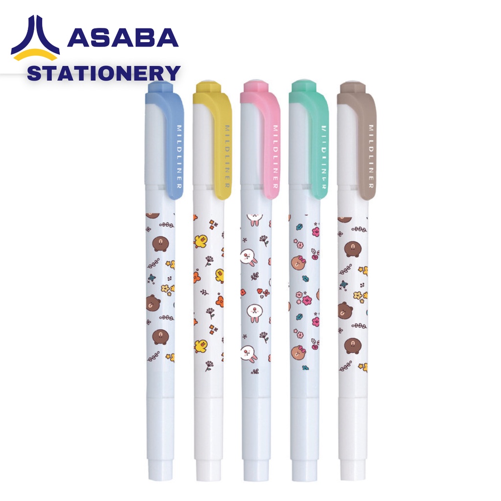 Asaba Stationery - Zebra Mildliner Pen/Highlighter Pen/Penanda Warna Series Line