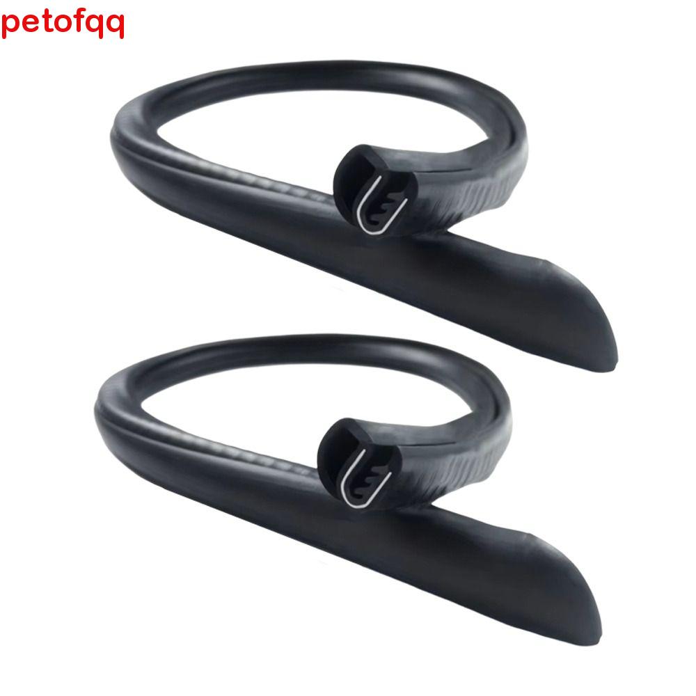 LUZMAR 2pcs Cao su dày dặn Dải bịt kín cột B xe hơi Với thanh thép Cách âm Dải cách nhiệt Bền bỉ Chống bụi Dải gioăng mép cửa Dành cho tất cả các loại xe Giá 94,337 Đồng*Miễn phí vận chuyển
