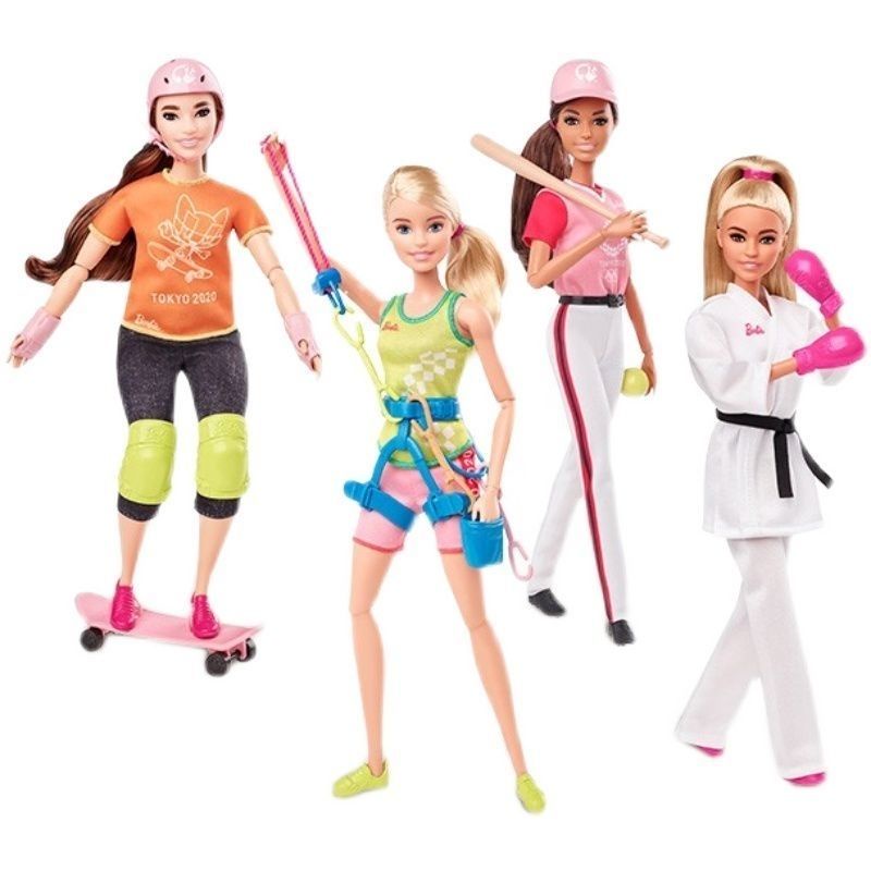 Hàng Chính Hãng Có Sẵn Búp Bê barbie Đang Họp Thể Thao Đồ Chơi Quà Tặng