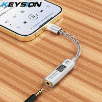 Keysion USB C Loại-C Để 3.5Mm Dac Cx31993 Max97220 Chip đôi âm thanh kỹ thuật số Khuếch Đại Uac2.0 Hifi đầu chuyển âm thanh Amp 32Bit 384KHz
