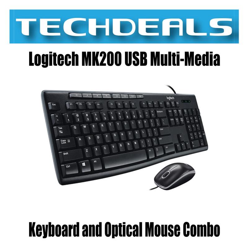 Logitech MK200 USB Multi-Media Keyboard and Optical Mouse Combo Singapore