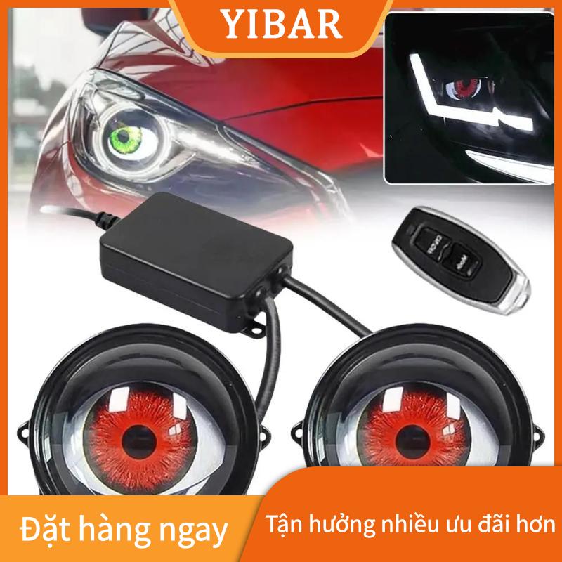 YIBAR Xe Devil Eye Led Đèn Pha 6 chế độ ánh sáng thấp kiểm soát bầu không khí trong xe phổ ống kính xe máy Đèn pha - Thương hiệu YIBAR Giá 317,062 Đồng*Miễn phí vận chuyển