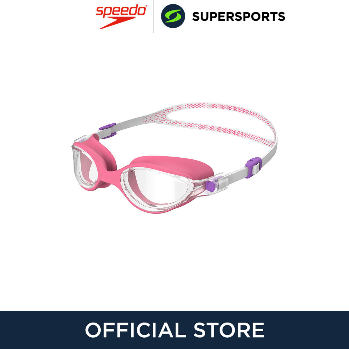 ชุดว่ายน้ำ แว่นตาว่ายน้ำกันฝ้าและรังสี UV Speedo Virtue Mirror (Asian Fit) Women's Goggles