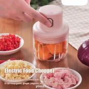 250ml Wireless Electric Garlic Chopper Food Chopper Kitchen Tools Household Garlic Masher