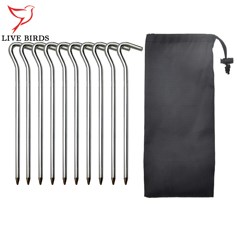 7-shaped Tent Pegs Aluminum Alloy Ground Nail With Windproof Rope Hammer Set Camping Tent Canopy Accessories ราคา 81 บาท*ส่งฟรี