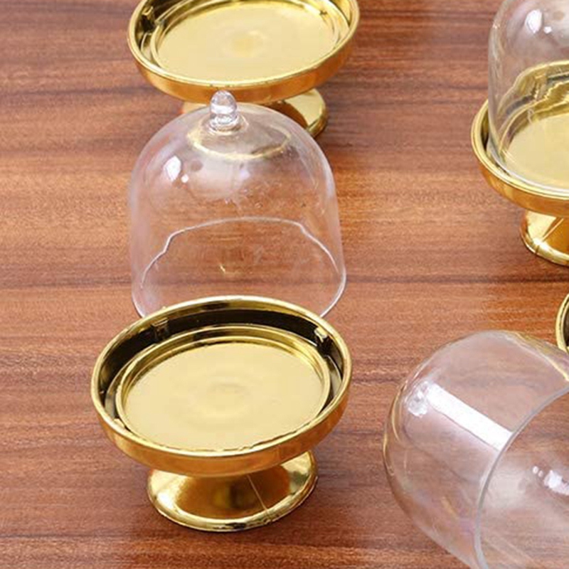 M3(WYRS) Mini Cake Stand-Mini Cake Pan with Stand and Dome Cover, 24 Single Cup Cake Stand Mini Dessert Pan