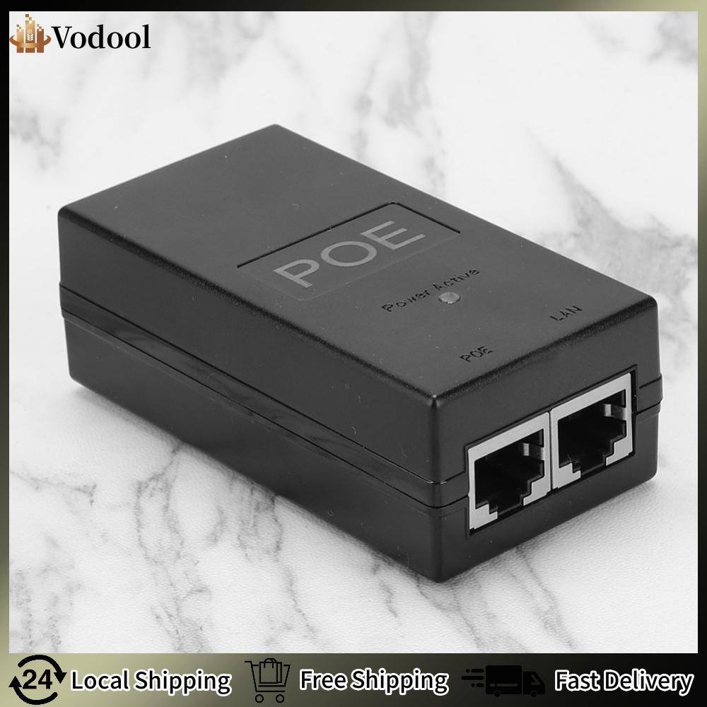 【Clearance Sale】 24V 0.5A 12W Desktop Poe Power Ethernet Injector Cctv Camera ราคา 119 บาท*ส่งฟรี