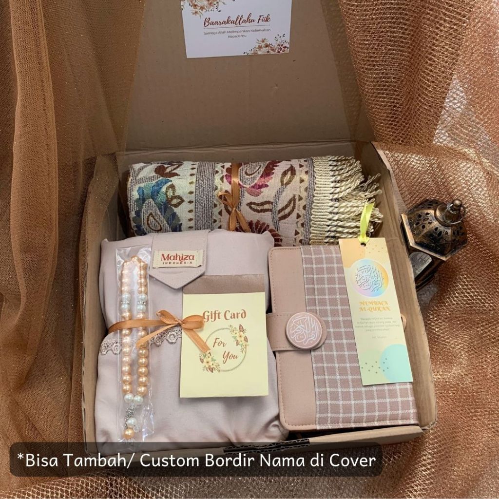 Hampers Mukena Set Seserahan Alat Sholat Hadiah Pernikahan Kado Cewe Kado Hampers