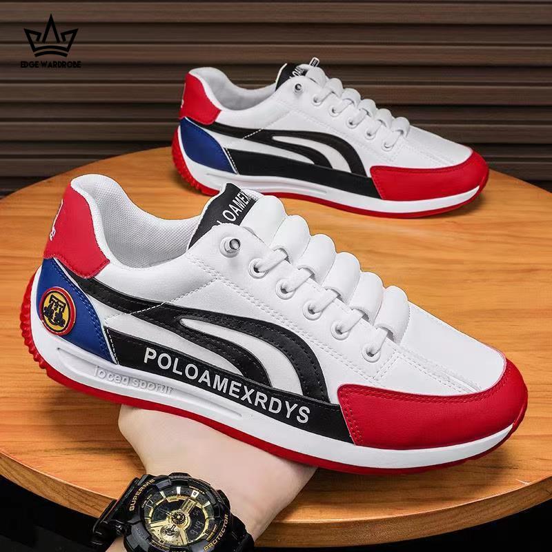 Edge Wardrobe Men's sneakers Giày Thoải Mái Đế Dày Dễ Phối Mẫu Mới Mùa Thu Giày Thể Thao Thoáng Khí Nhẹ Nhàng Hàng Ngày Ngoài Trời