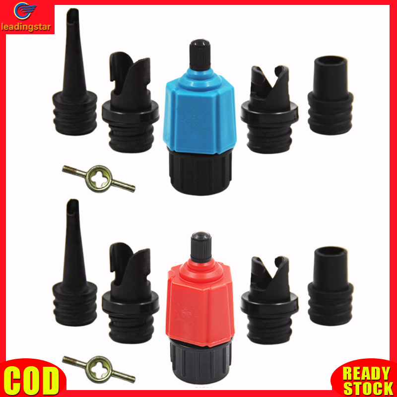 Inflatable SUP Pump Adaptor Air Pump Converter With 4 Different Nozzles Air Valve Attachment For Inflatable Boat And Bed ราคา 150 บาท*ส่งฟรี