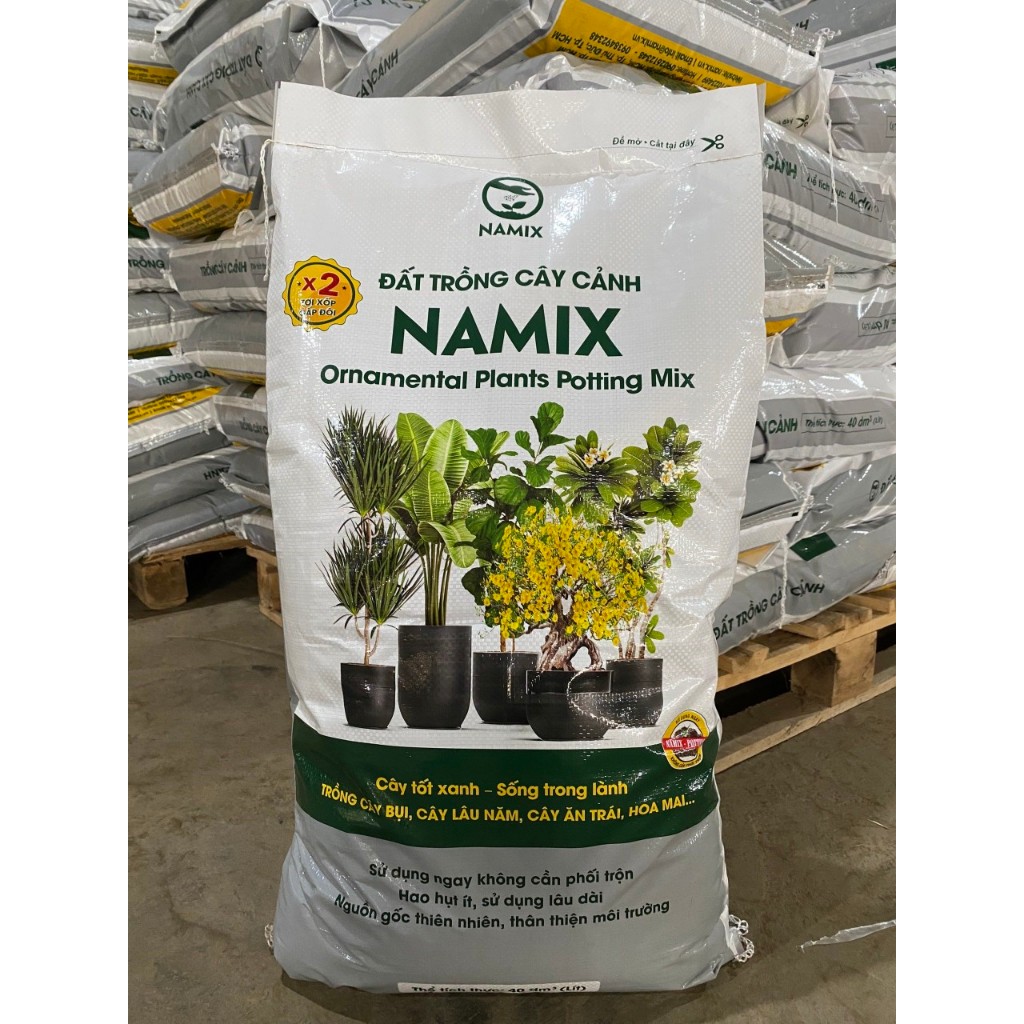  Đất trồng cây cảnh bonsai Namix 20dm chứa đất thịt cho cây bụi cây lâu năm cây ăn trái cây mai 