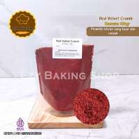 Red Velvet Biskuit Crumbs 250gr - Remahan Biskuit untuk Topping Kue Minuman