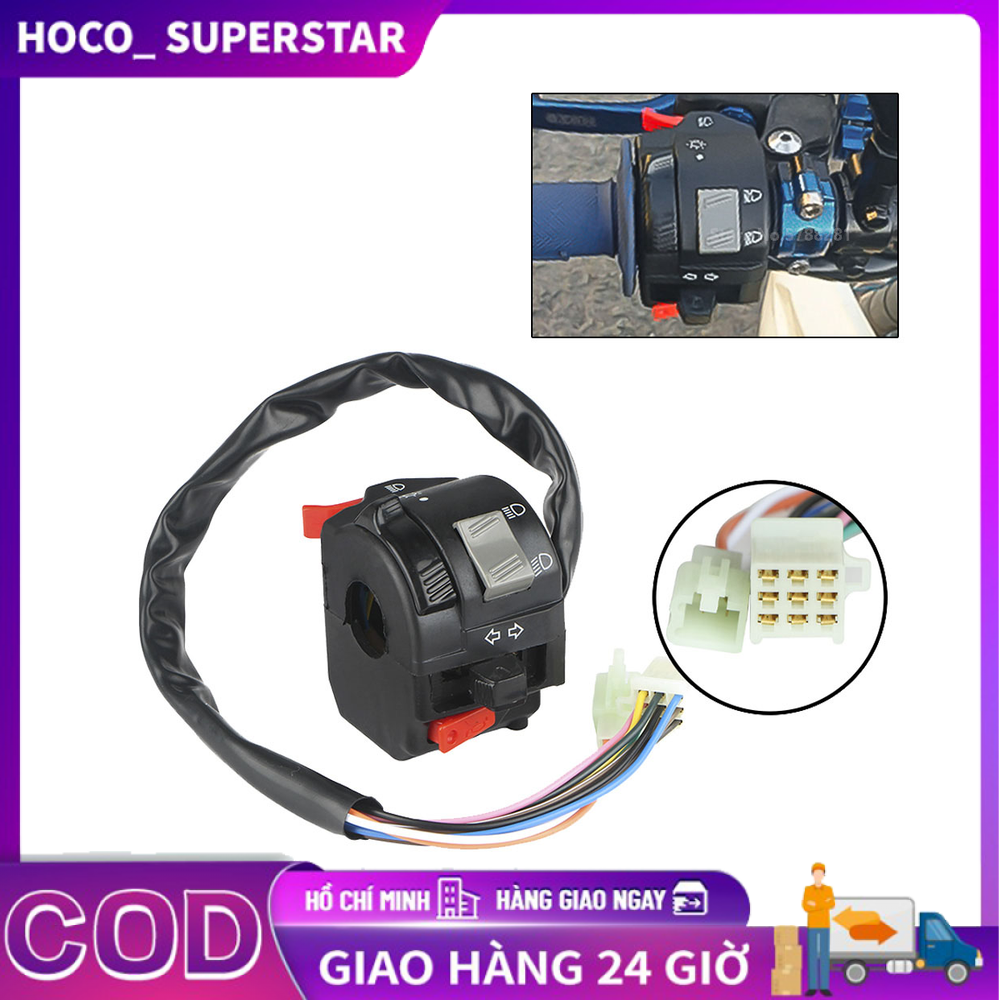Cùm công tắc trái kèm passing đá đèn ngón trỏ cho GD Sirius Giá 128,059 Đồng*Miễn phí vận chuyển