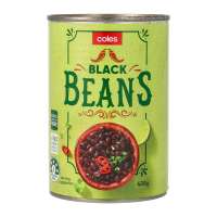 Coles Black Beans 420g