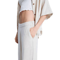 Roxy Womens Midnight Avenue Solid Natural Pants