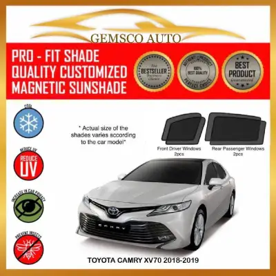 Toyota Camry XV70 2018 - 2021 (4 / 5pcs) Car Magnetic Sunshade / Boot Tray