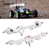 COONOR RC Car Front Rear Portal Axle Set Increased Stability RC Crawler Car Front Rear Axle Precise CNC Improve Handling Reinforced C Hub for 1/10 RC Crawler