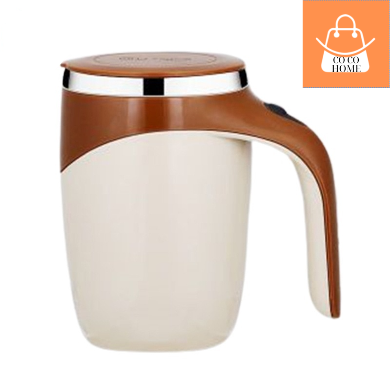 Cốc khuấy cà phê tự động sử dụng pin tiện lợi cho nhà bếp, gia đình