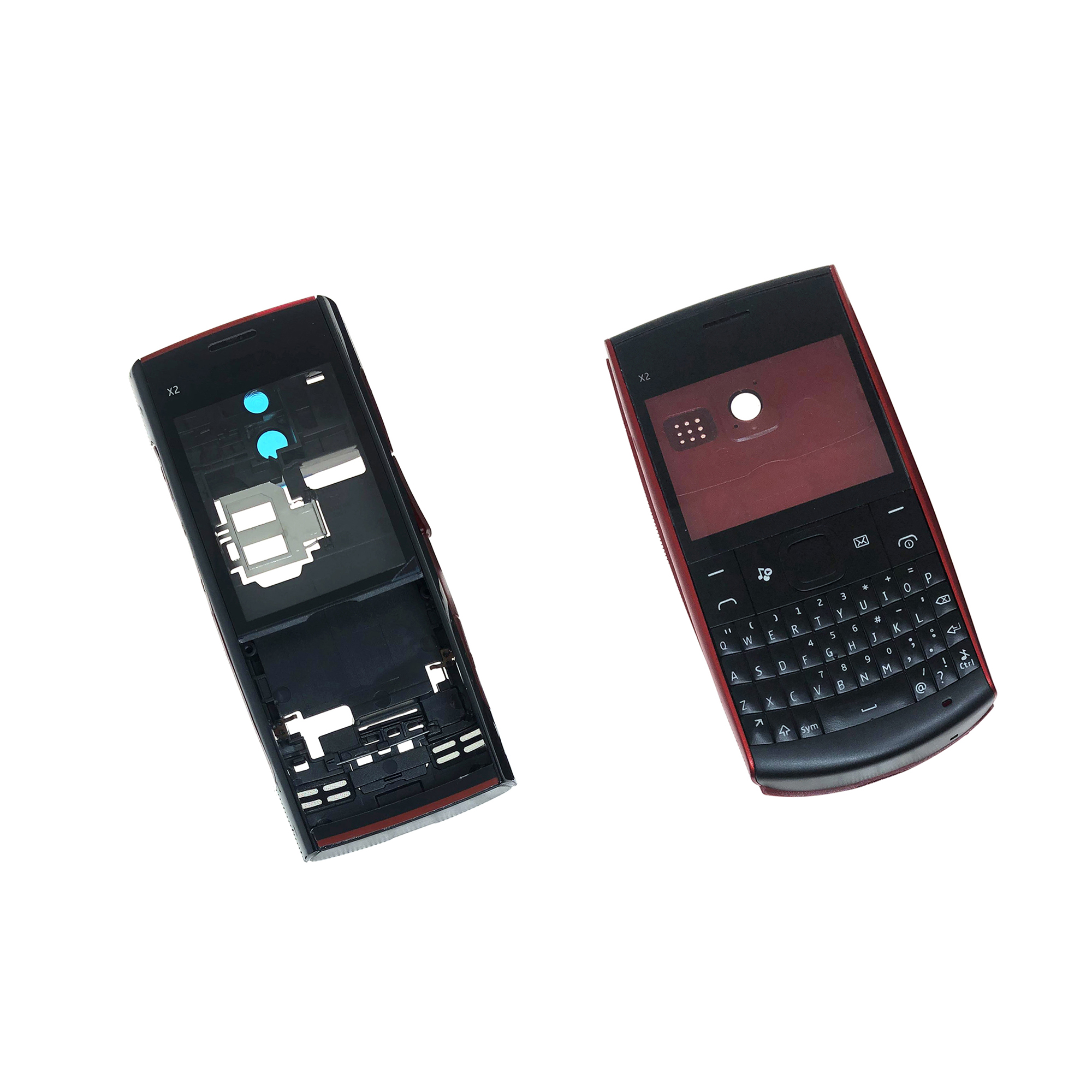 Cho nokia x2-01 nhà ở x2-01 bìa trường hợp x2-00 trường hợp x2-00 pin bìa front faceplate khung cửa sau bìa bàn phím