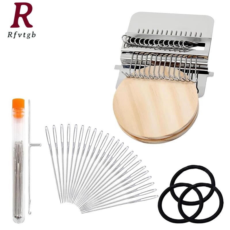 Knitting Patch Kit Darning Mini Portable Knitpatch for Mending Jeans Socks&amp Clothes DIY Weave Art Tool