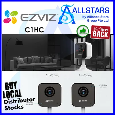 (ALLSTARS : We Are Back Promo) EZVIZ C1HC 2MP / 1080P HD Resolution Indoor Wi-Fi Camera / IPCam (Warranty 1year with Spectra Innovations)