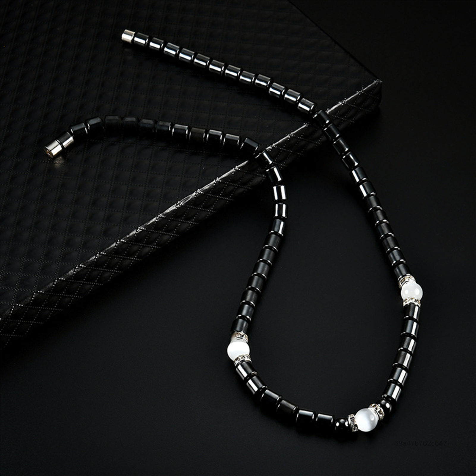 Hematit đa năng Vòng cổ Hematite Chain Short Shit-Frielly Tất cả các vòng cổ phù hợp để hẹn hò hàng ngày Phụ kiện trang sức TF-Hom-VN