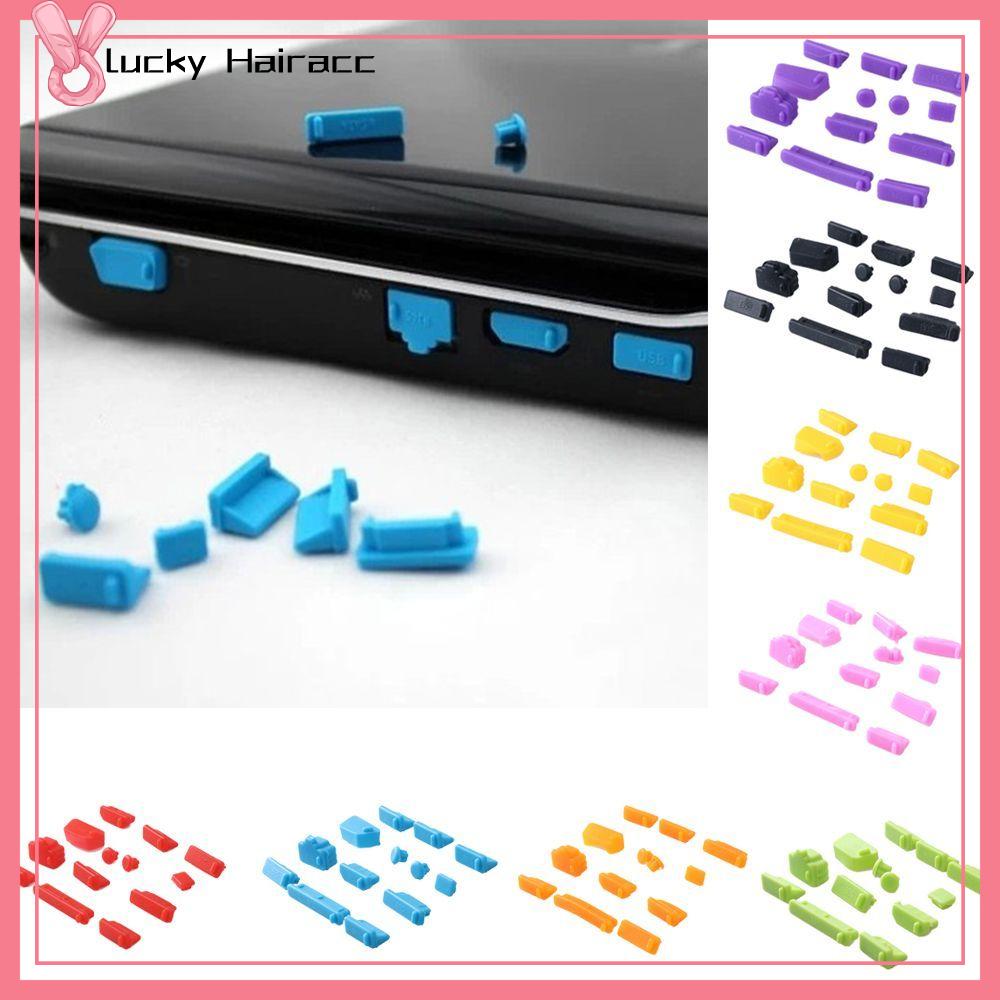 LUCKY HAIRACC 5set 65pcs Đầy màu sắc Có ích Che Gel silica Nút chặn Máy tính xách tay chống bụi Phích cắm bụi