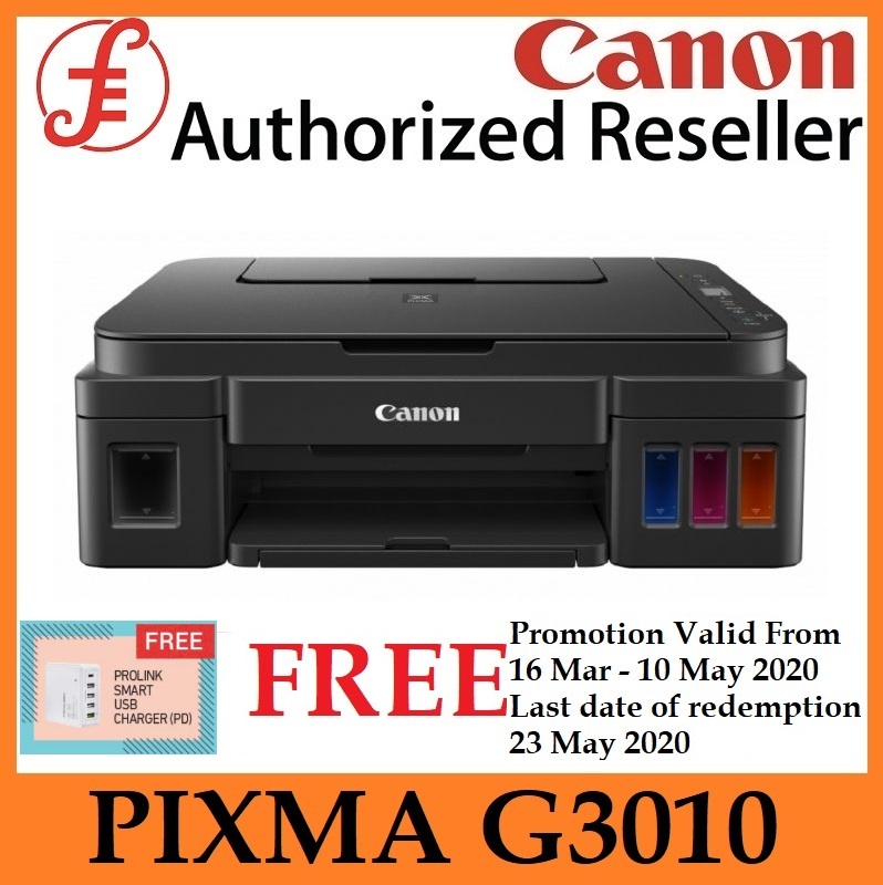 Canon Pixma G3010 Refillable Ink Tank Wireless 3-In-1 High Volume Printing Mac OS is not supported Singapore