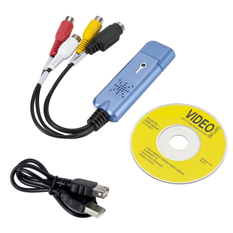 2.0 USB Converter การ์ดจับภาพวิดีโอเสียงอะแดปเตอร์สำหรับ Win XP / 7/8/10 PAL พร้อมไฟแสดงสถานะการบันทึกวิทยุ ราคา 9,646 บาท*ส่งฟรี