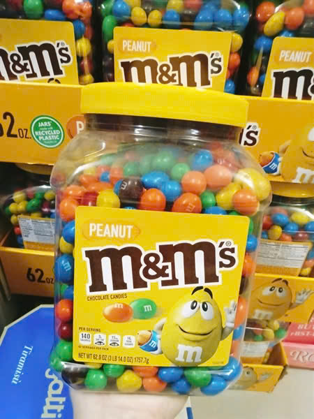 CHÍNH HÃNG MỸ Socola M & M nhân đậu phộng 1,7 kg xuất xứ Mỹ