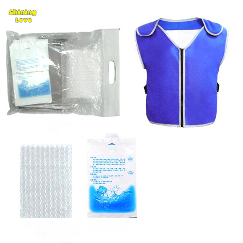 ShiningLove Cooling Ice Vest Summer Outdoor Activities Cooling Ice Vest With 24 Ice Bags For Men Women Hot Summer Outdoor Working ราคา 389 บาท*ส่งฟรี